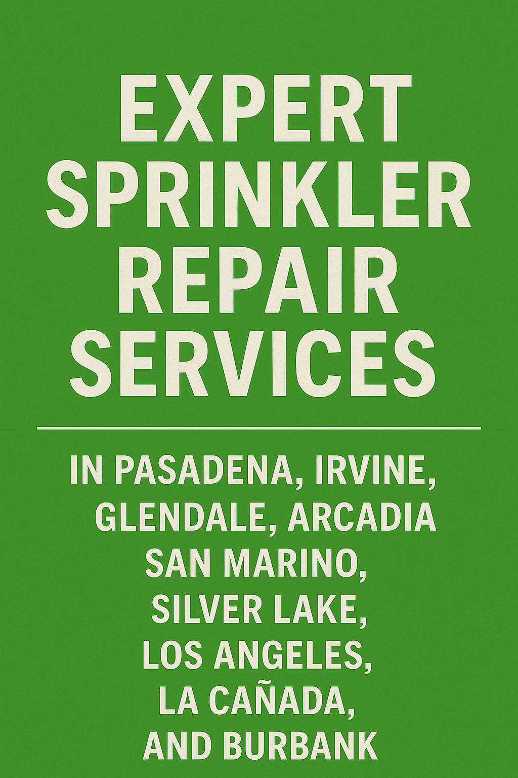 Irrigation Services